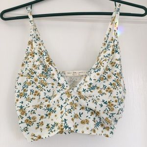 floral crop top